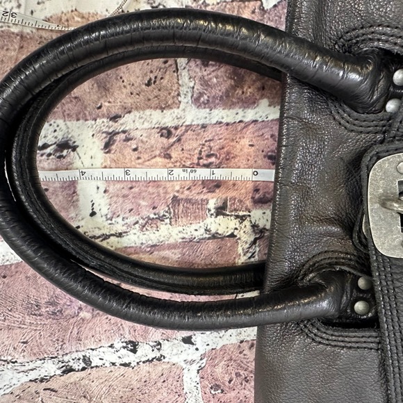 Liebeskind Berlin Black Leather Shoulder Bag Top Handle Satchel Bag - Picture 16 of 16